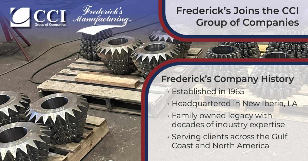 fredericks joins cci group of companies with list of their capabilities